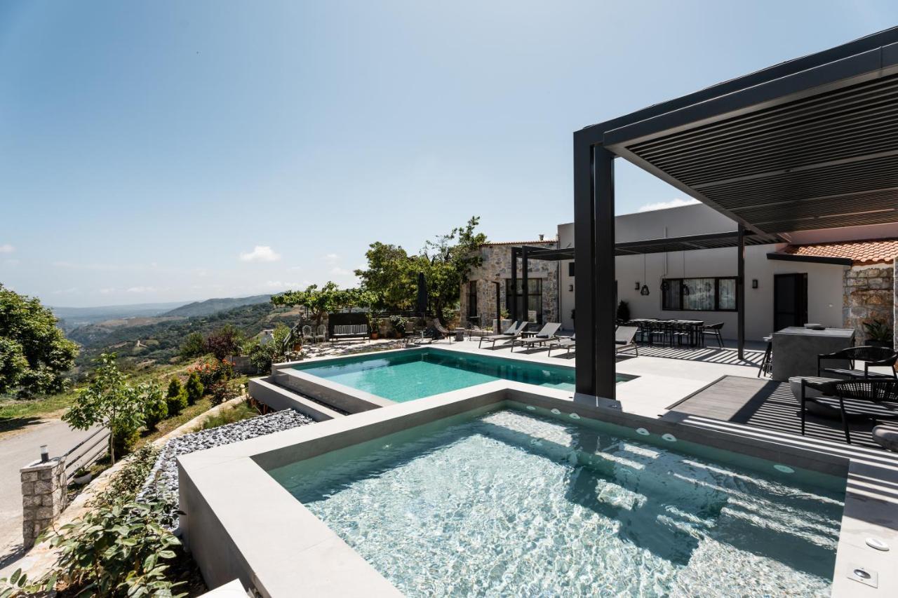 Eumelia Iconic Villa, With Heated Pool & Whirlpool, By Thinkvilla Asi Gonia 외부 사진