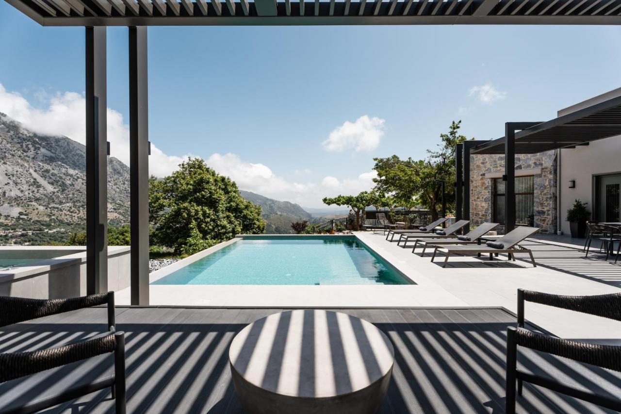 Eumelia Iconic Villa, With Heated Pool & Whirlpool, By Thinkvilla Asi Gonia 외부 사진